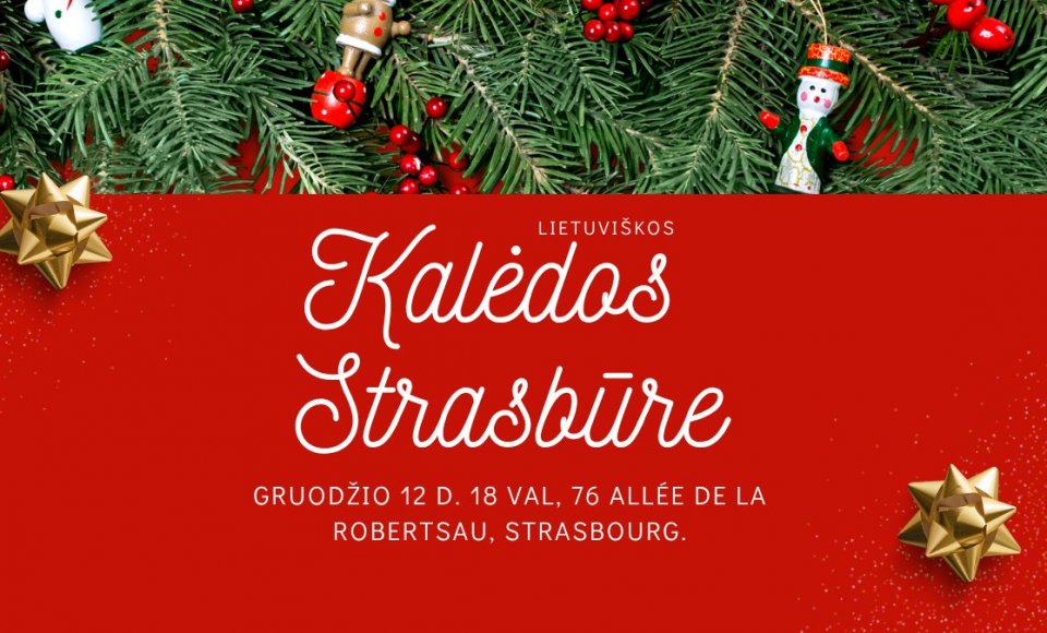 Lietuviškos Kalėdos Strasbūre